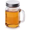 Kingrol Paquete de 16 vasos de 2 onzas con tapas frascos