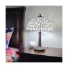 Amora Lámpara de mesa estilo Tiffany para banquero de 23_2