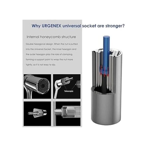 Enchufe universal de 14 34 pulgadas 0.2760.748 in