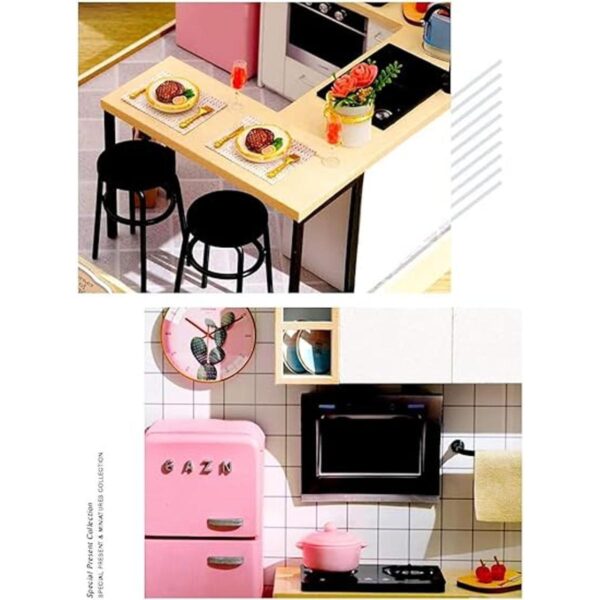 Flever Kit de casa de muñecas en miniatura para bricolaje_3