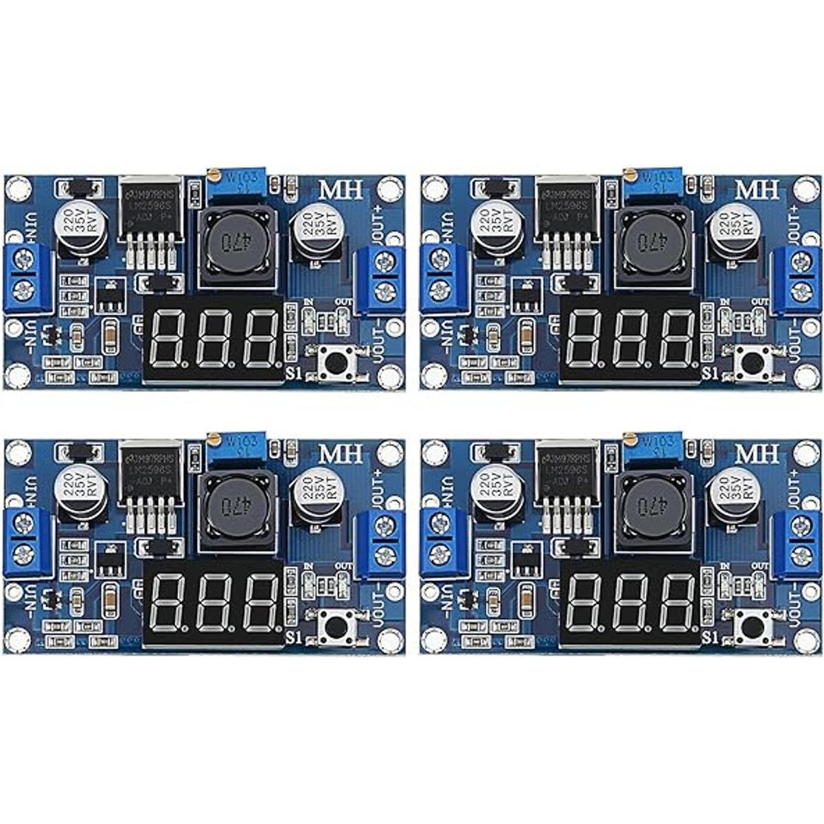 4 piezas LM2596S Convertidor Buck DCDC ajustable
