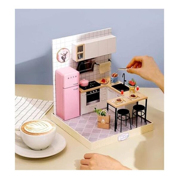 Flever Kit de casa de muñecas en miniatura para bricolaje_2