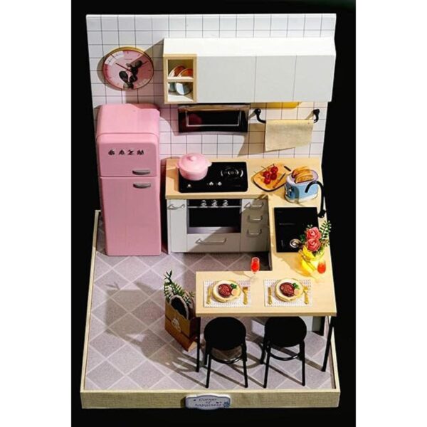 Flever Kit de casa de muñecas en miniatura para bricolaje_5