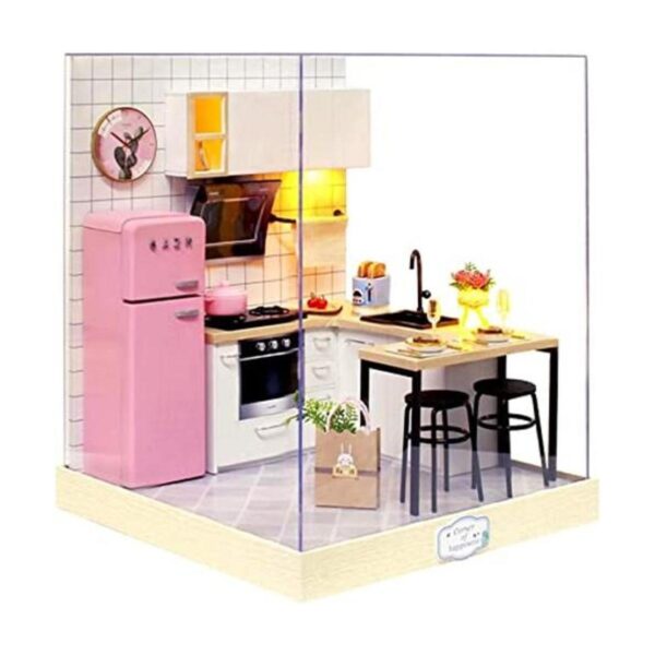 Flever Kit de casa de muñecas en miniatura para bricolaje_1