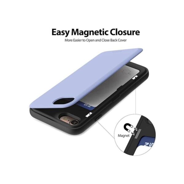 Goospery Funda tipo cartera compatible con iPhone SE_4