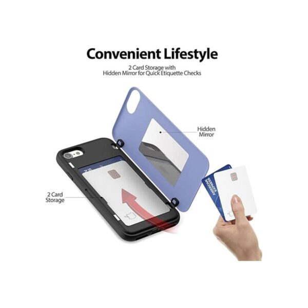 Goospery Funda tipo cartera compatible con iPhone SE_2