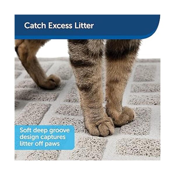 PetSafe AntiTracking Litter Mat Traps Crystal and Clay_2