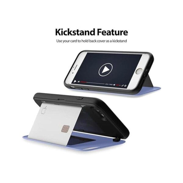 Goospery Funda tipo cartera compatible con iPhone SE_3