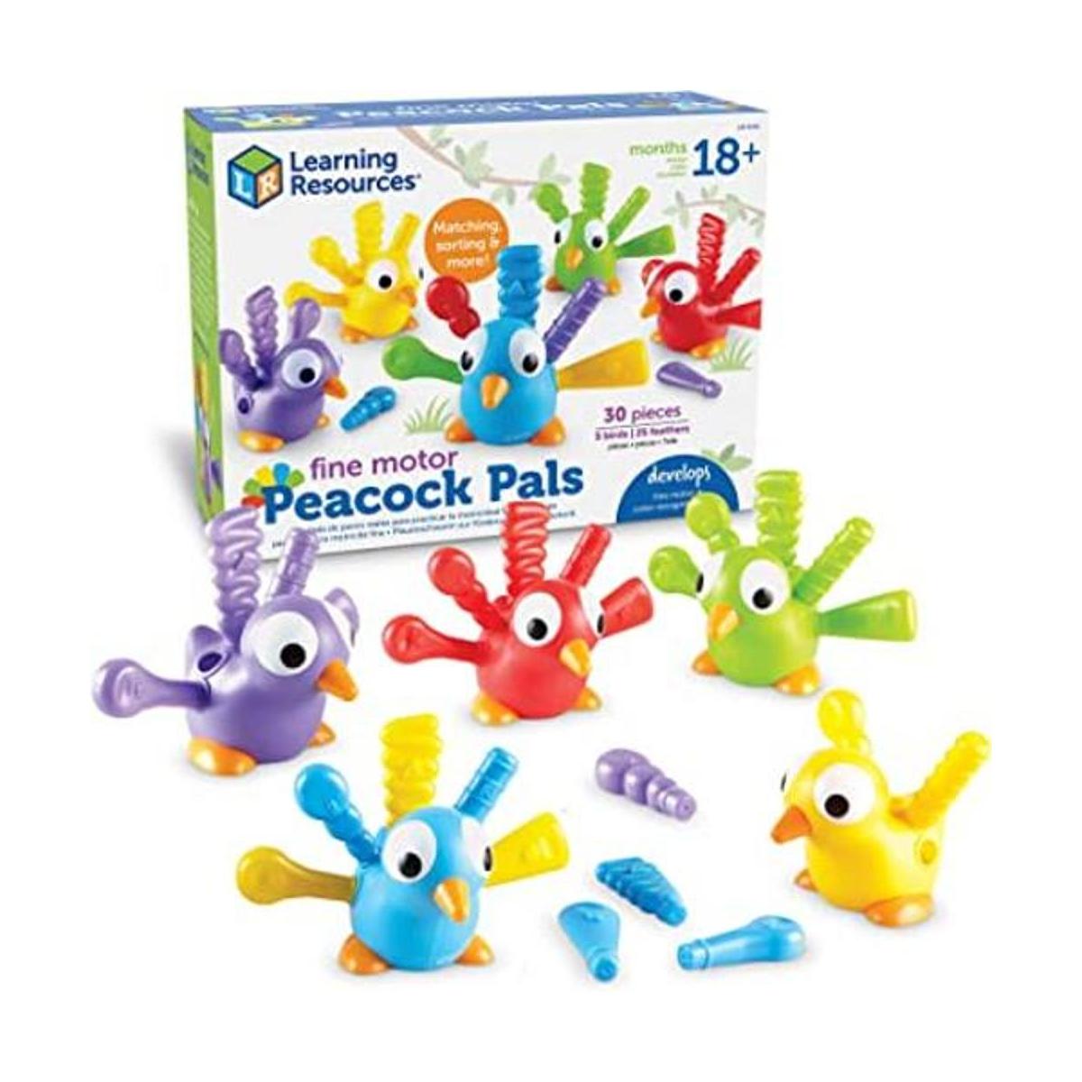 Learning Resources Fine Motor Peacock Pals 5 piezas a