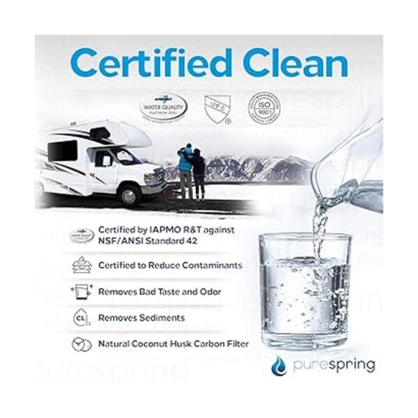 PureSpring Filtro de agua RVCamper con protector de_3