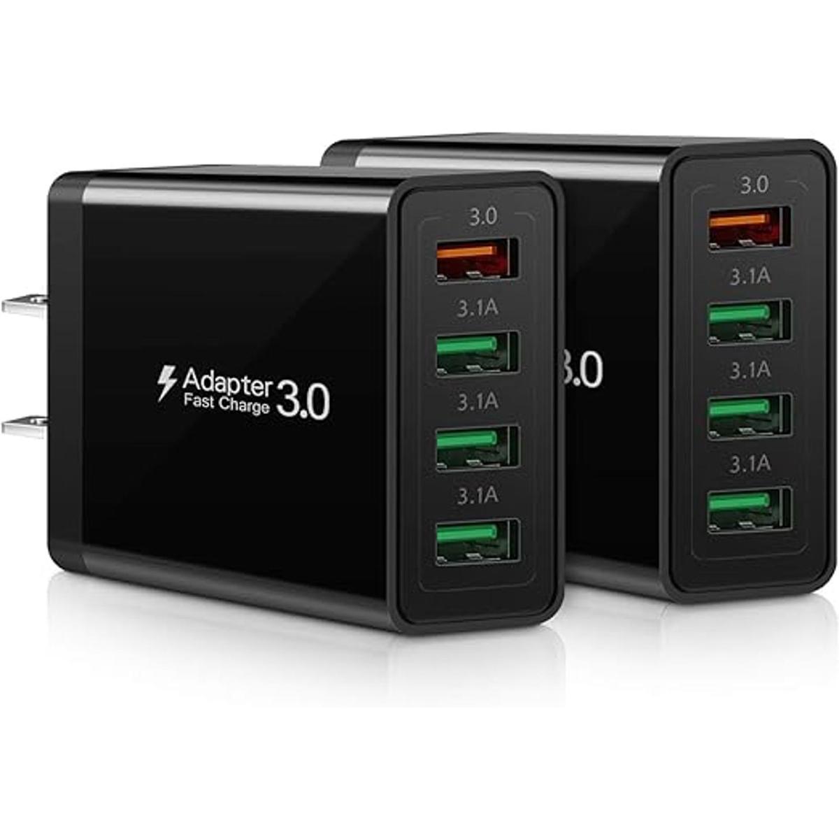 Cargador rápido USB 3.0 paquete de 2 unidades Boxeroo