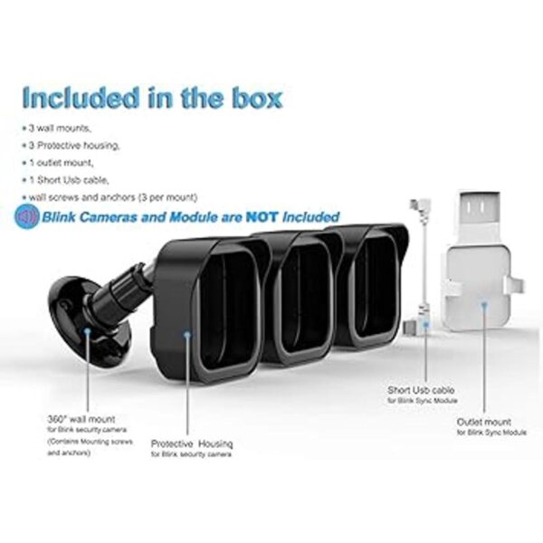 Blink XT2 Soporte de pared para cámara 3 unidades