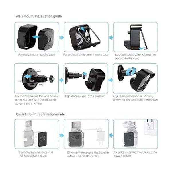 Blink XT2 Soporte de pared para cámara 3 unidades