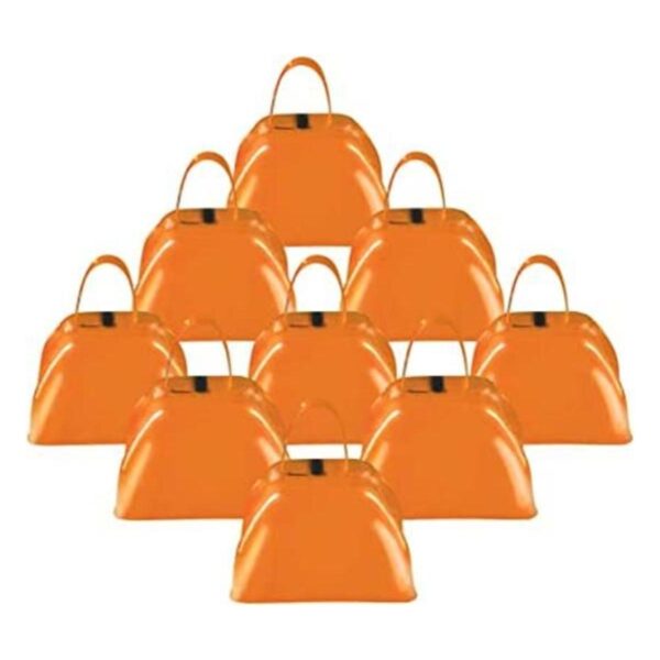 ArtCreativity Ruidos de campana de metal naranja de 3_1