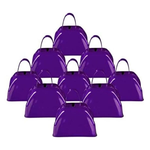 ArtCreativity Ruidos de campana de metal morado de 3_1