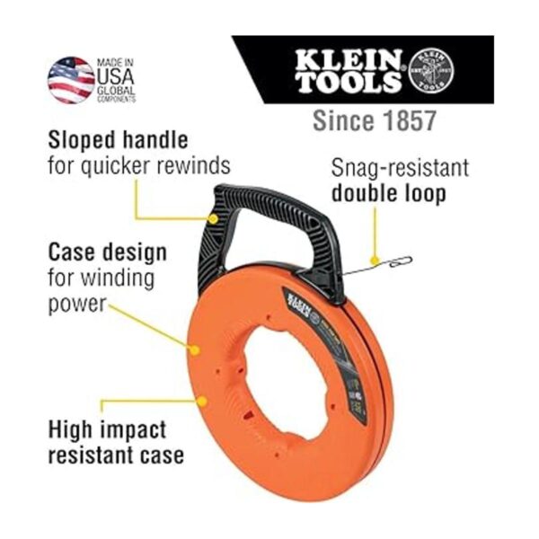 Klein Tools 56333 Cinta de pescado extractor de alambre_2