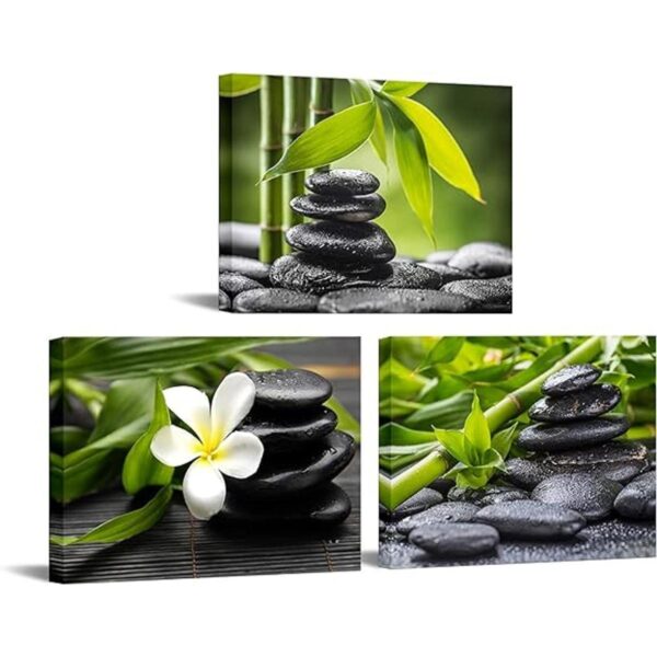 Nachic Wall Zen Pictures Wall Art Still Life Spa Stone_1