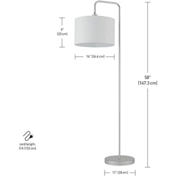 Globe Electric 67396 Lámpara de pie de 58 pulgadas color_3