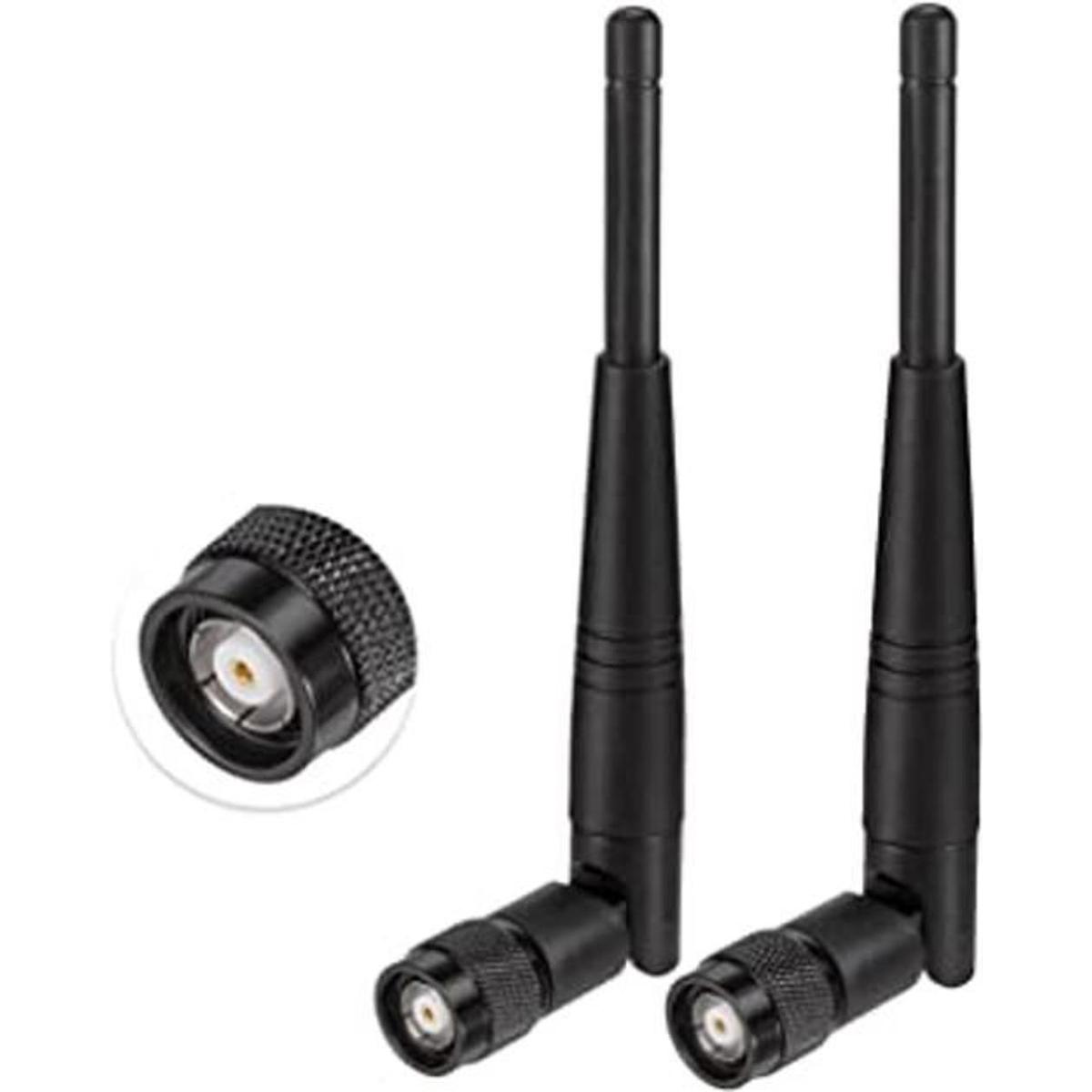 Eightwood Antena WiFi RPTNC macho de 24 GHz de 5 dBi 2