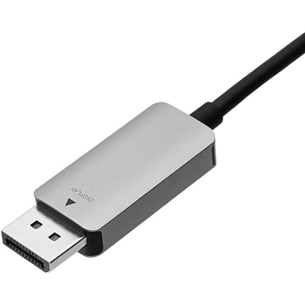 Cable USBC de aluminio a DisplayPort 3 pies_3