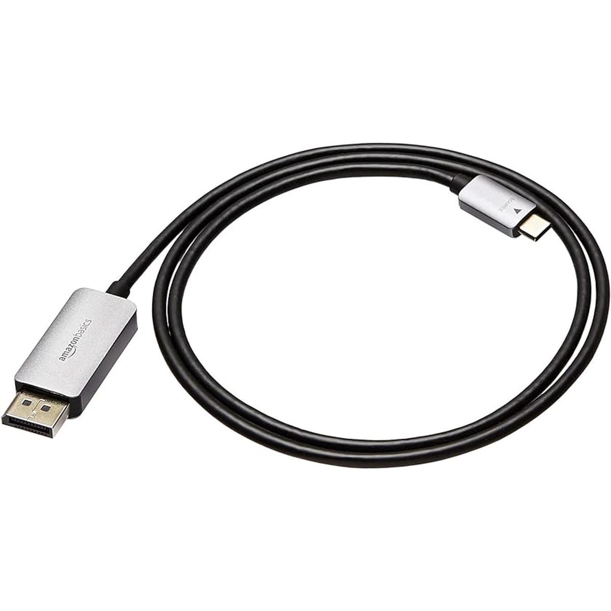 Cable USBC de aluminio a DisplayPort 3 pies