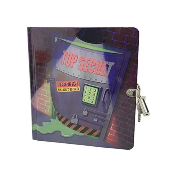 Top Secret Diario de cerradura y llave para niños_1