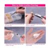 Paxcoo 1350 piezas de suministros para hacer aretes con