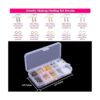 Paxcoo 1350 piezas de suministros para hacer aretes con