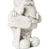 Paquete de 2 mini estatuas de gnomo de jardín figuras de_4