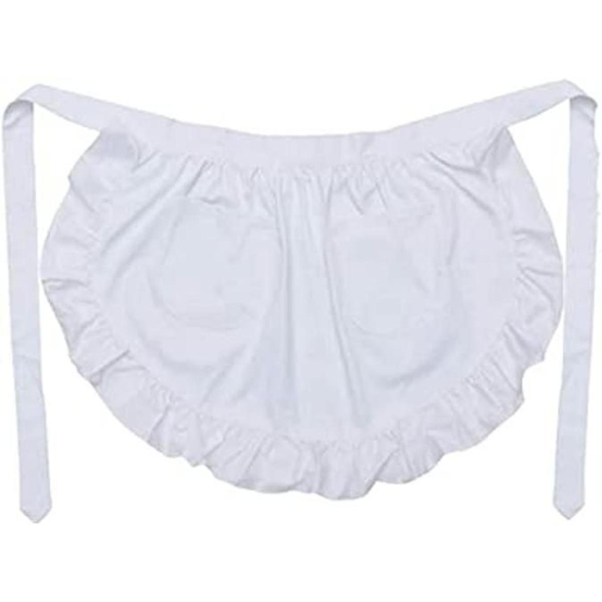 LAMOTIE Delantal de cintura para mujer con dos bolsillos