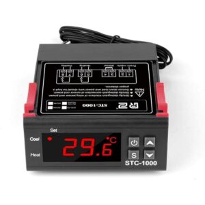 Controlador de temperatura digital termopar CA 110 220 V_1