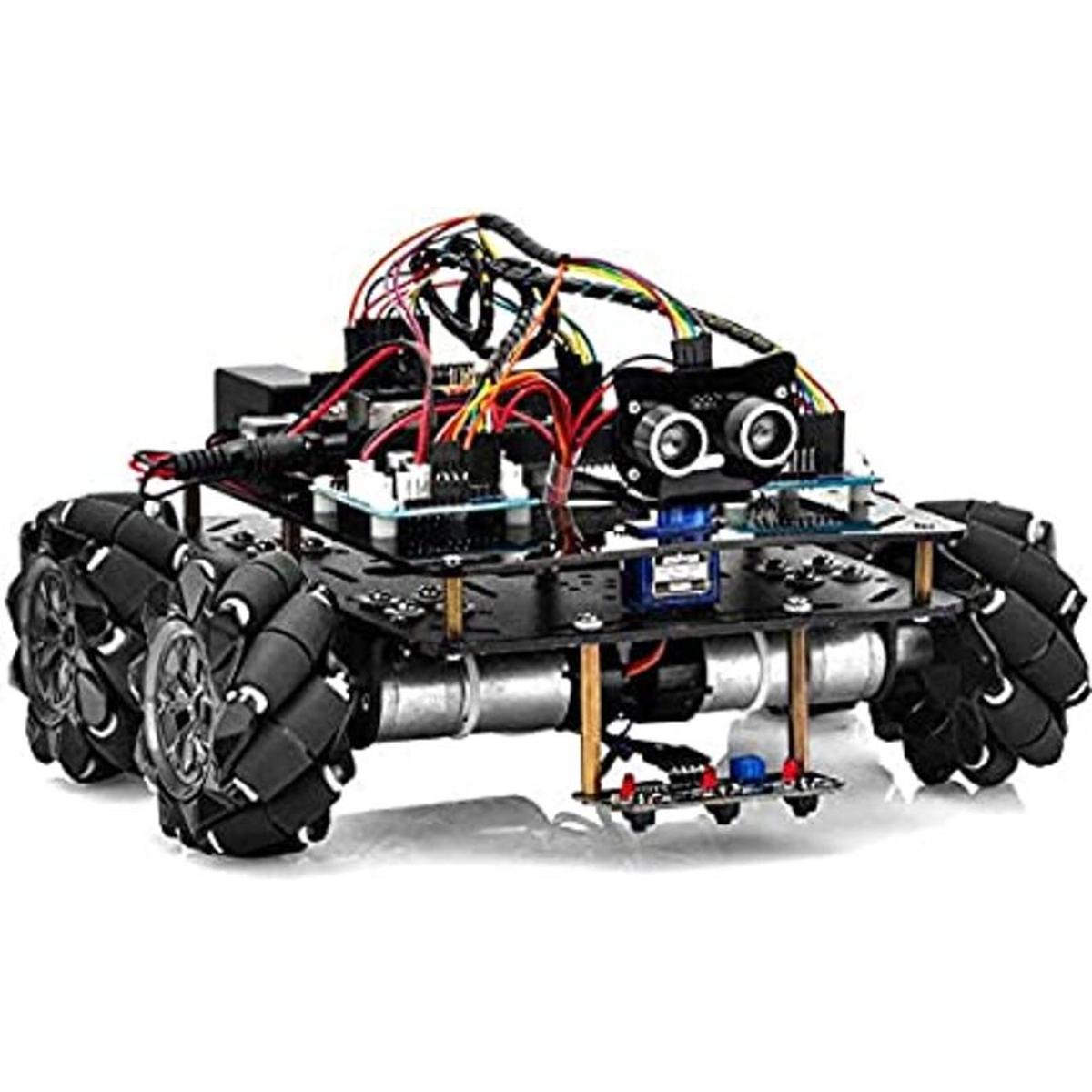 OSOYOO Kit de coche robótico OmniDirectinal Mecanum Ruedas