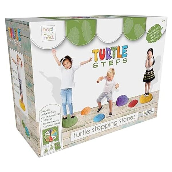 Hapinest Turtle Steps Balance Stepping Stones Juego de_2