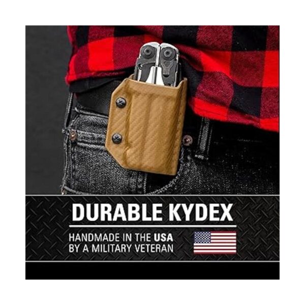 Clip Carry Kydex Funda multiherramienta para cuero_3