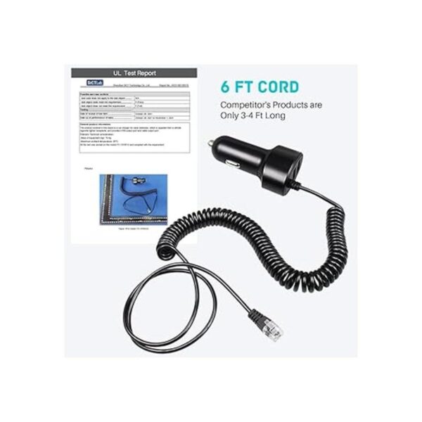 FouceClaus Detector de radar cable de alimentación para_3