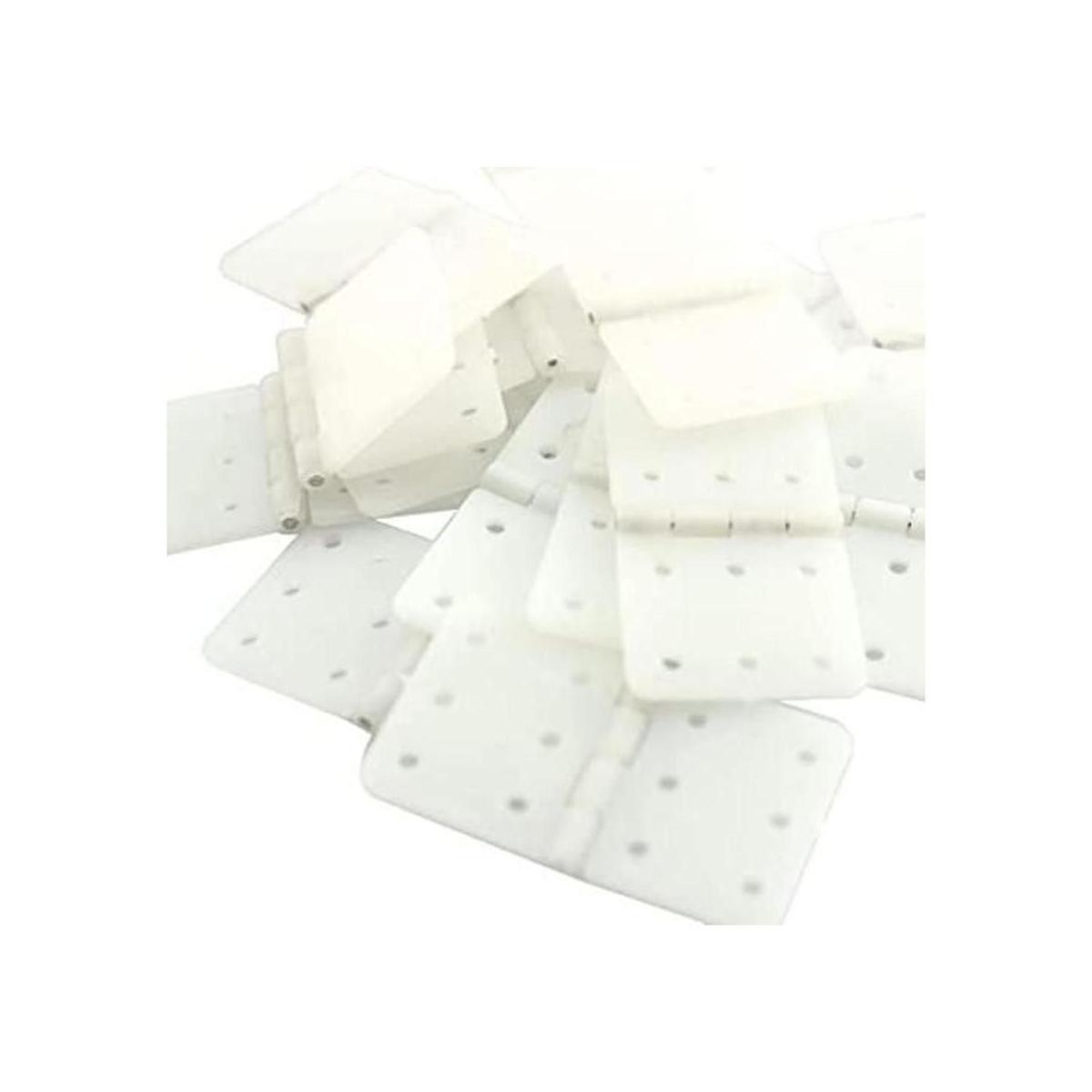 RLECS 20 bisagras de nailon con clavijas de 0.787 x 1.417