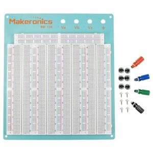 Makeronics 3220 Placa trasera de aluminio azul para_1