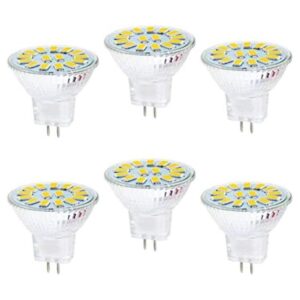 Lxcom Iluminación LED MR11 Bombilla de 6 Pack de 5 W LED