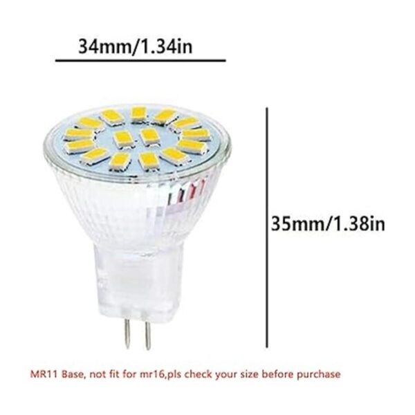Lxcom Iluminación LED MR11 Bombilla de 6 Pack de 5 W LED