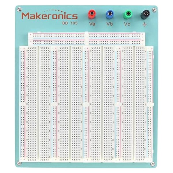 Makeronics 3220 Placa trasera de aluminio azul para_3