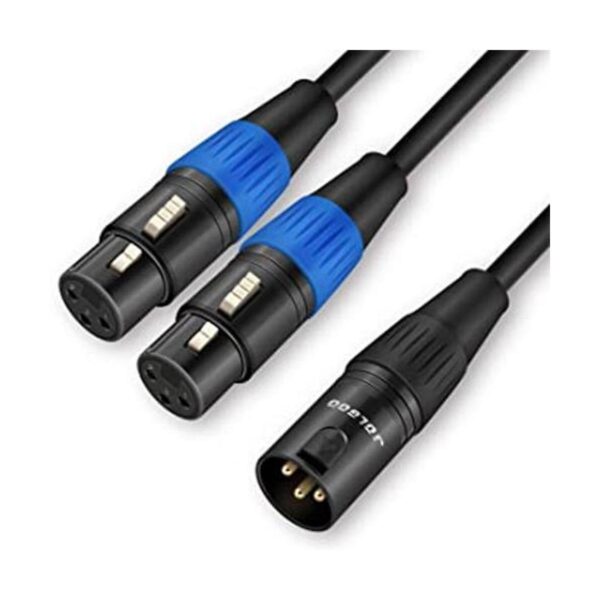 Cable divisor XLR doble XLR hembra a XLR macho cable de_1