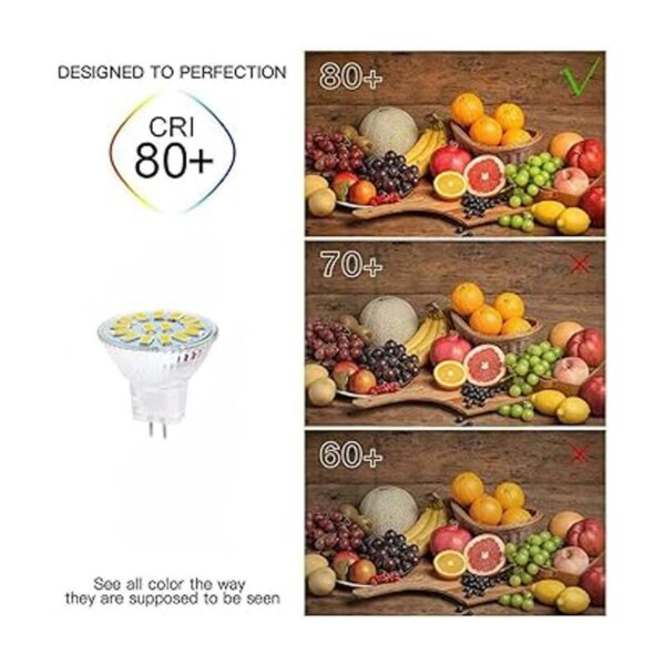 Lxcom Iluminación LED MR11 Bombilla de 6 Pack de 5 W LED