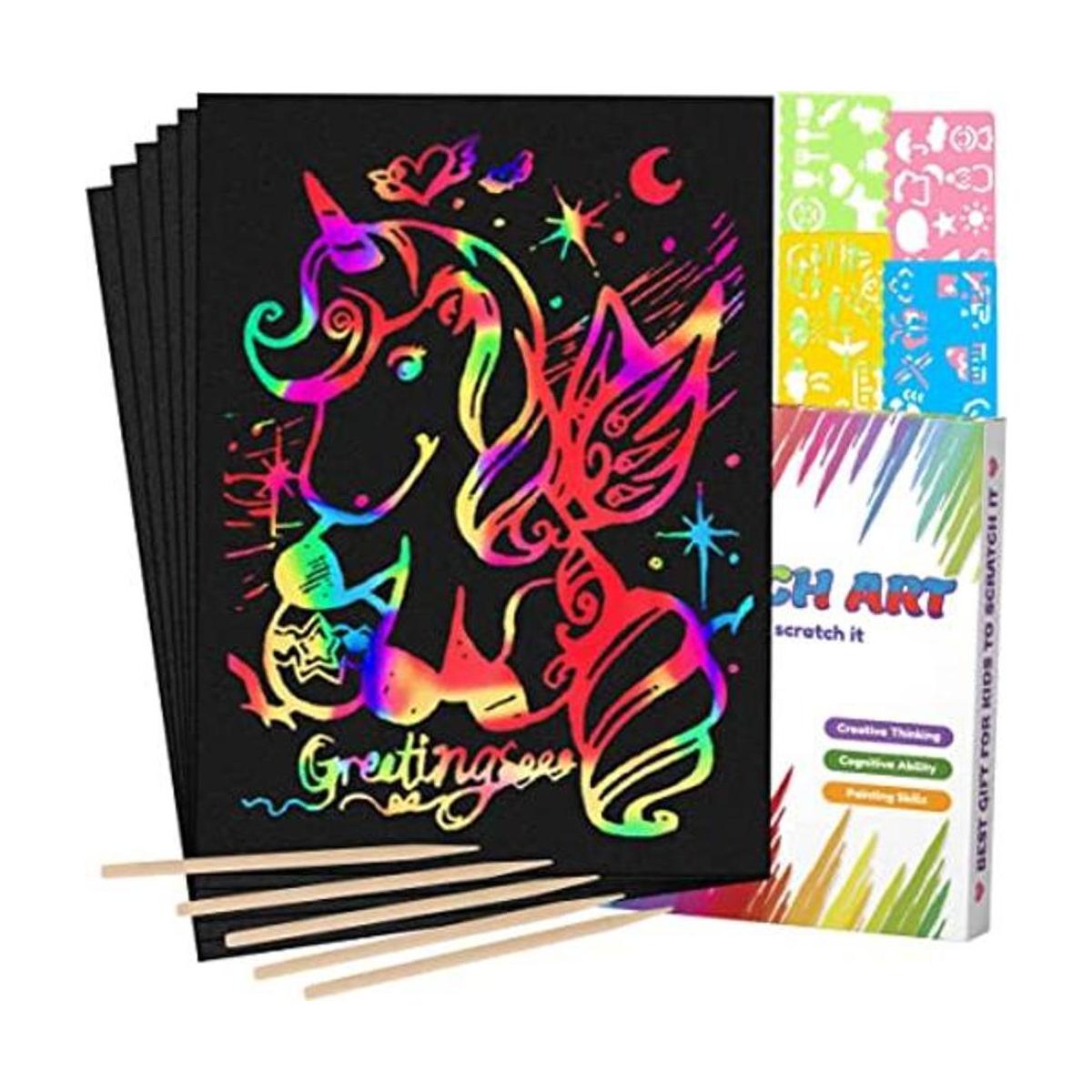 Mocoosy Juego de 60 piezas de papel de arte para raspar