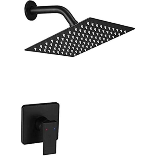 JingGang Juego completo de grifos de ducha de lluvia de