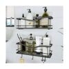 KINCMAX Shower Caddy Bathroom Shelf No Drilling Traceless_1