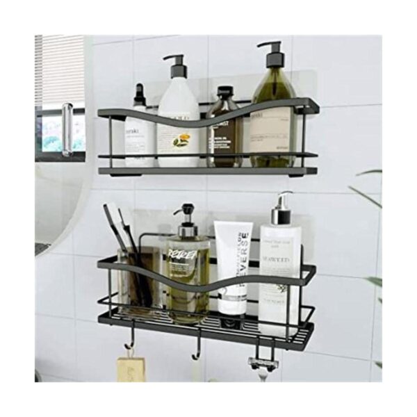 KINCMAX Shower Caddy Bathroom Shelf No Drilling Traceless_1
