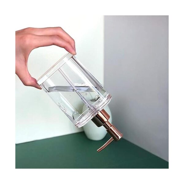 COM.TOP Juego de dispensador de jabón acrílico juego de_3