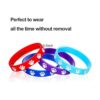 48 pulseras de goma con estampado de patas pulseras_4