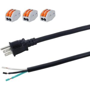 Cable de alimentación de 12 AWG AWG de extremo abierto_1