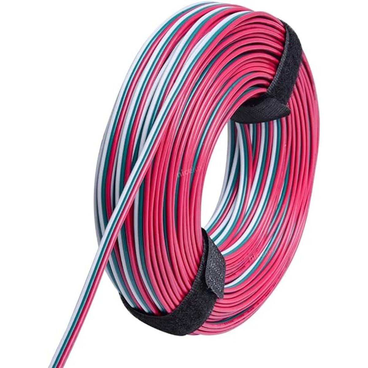 Cable de extensión LED de 3 pines de 78.7 ft 20 AWG para